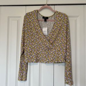 Forever 21 Floral Cropped Top